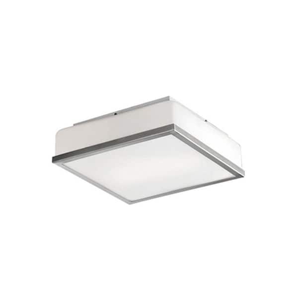 Radionic Hi Tech Arlington 1-Light Brushed Nickel Flushmount