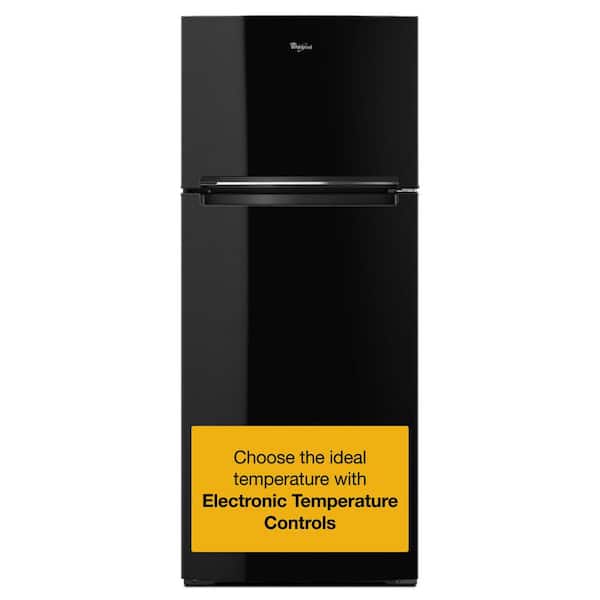 18 cu. ft. Top Freezer Refrigerator in Black