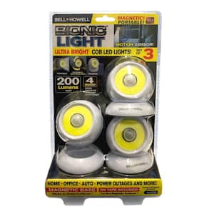 Cordless and Portable Motion Sensor Ultra Bright COB LED Lights (3-Pack)