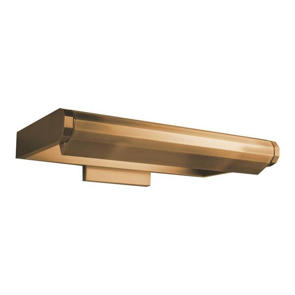 WAC Lighting Kent 23 in. Aged Brass LED Adjustable Picture Light, 3000K