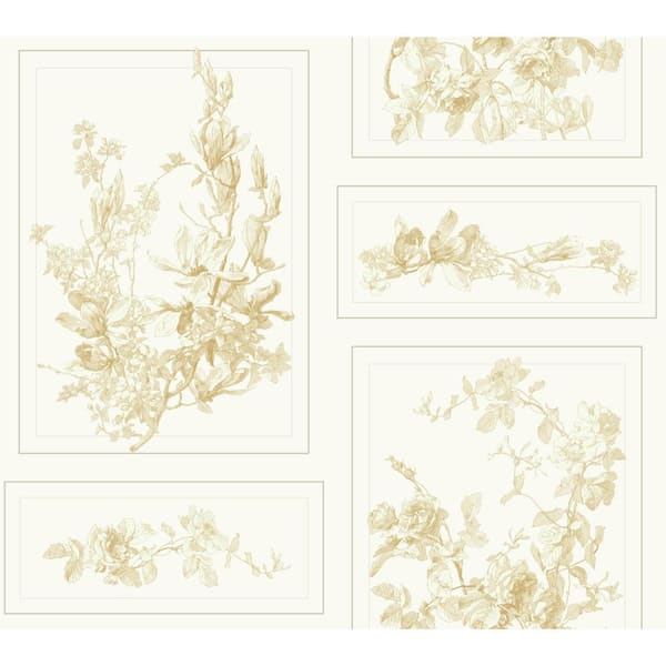 Magnolia Home by Joanna Gaines The Magnolia Spray and Stick Wallpaper