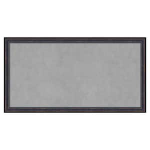 Dark Bronze Scoop 26 in. x 14 in. Magnetic Board, Memo Board