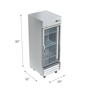 23 cu. Ft. Automatic Defrost Commercial Reach-in Upright Freezer in Stainless Steel