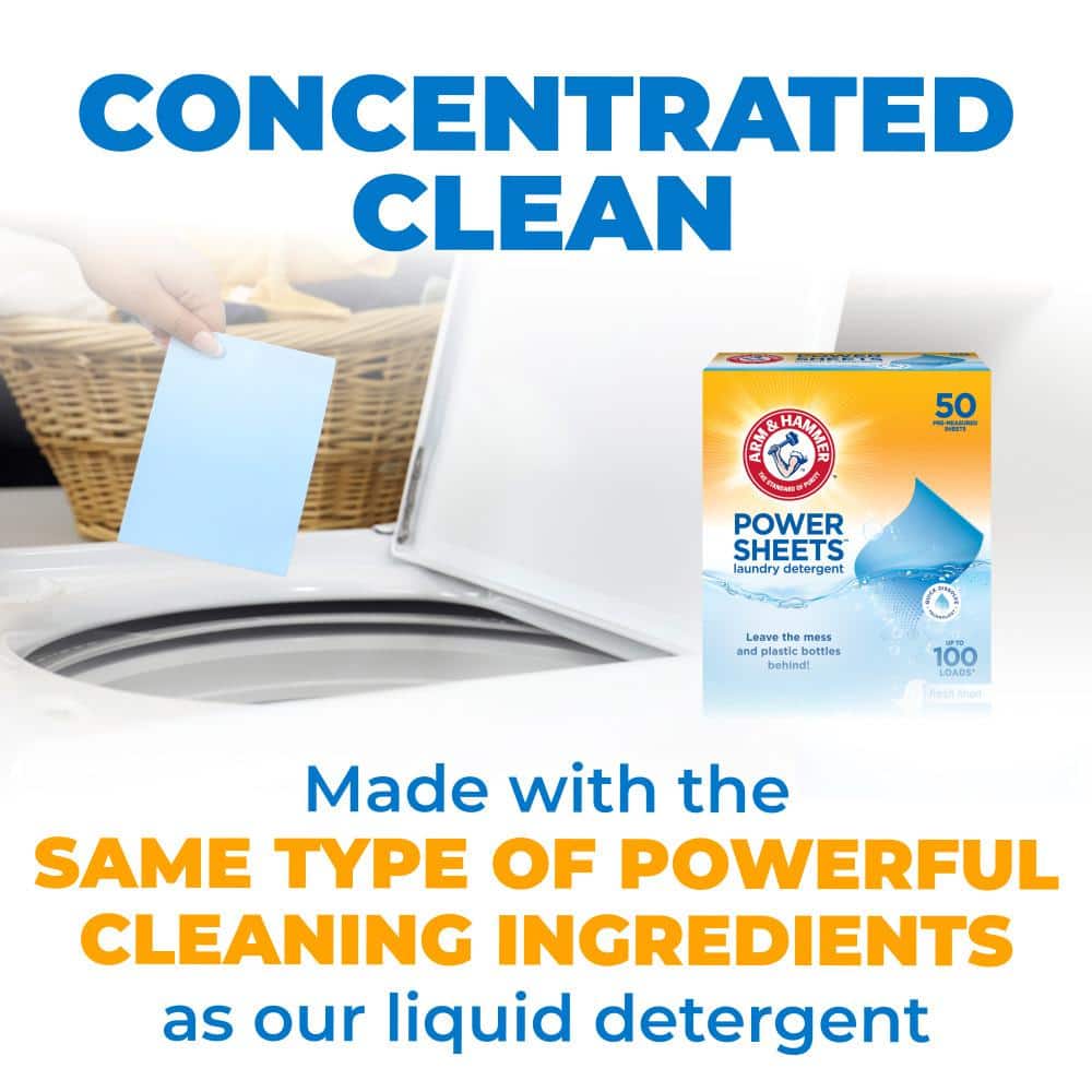 Fresh Linen High Efficiency Laundry Detergent Sheets