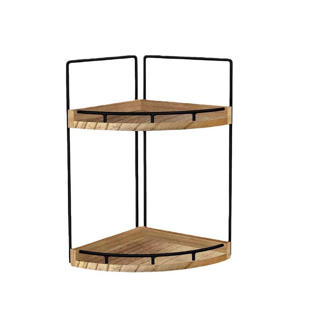 2-Tier Countertop Corner Vanity Organizer in Brown for Bathroom Skincare Storage and Kitchen Counter Organization price history on PriceWatchPro