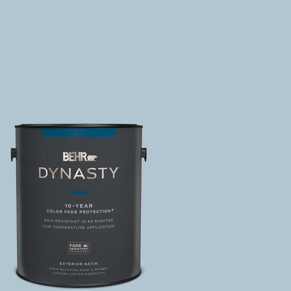 BEHR DYNASTY 1 gal. MQ550 Opal Waters Satin Exterior StainBlocking