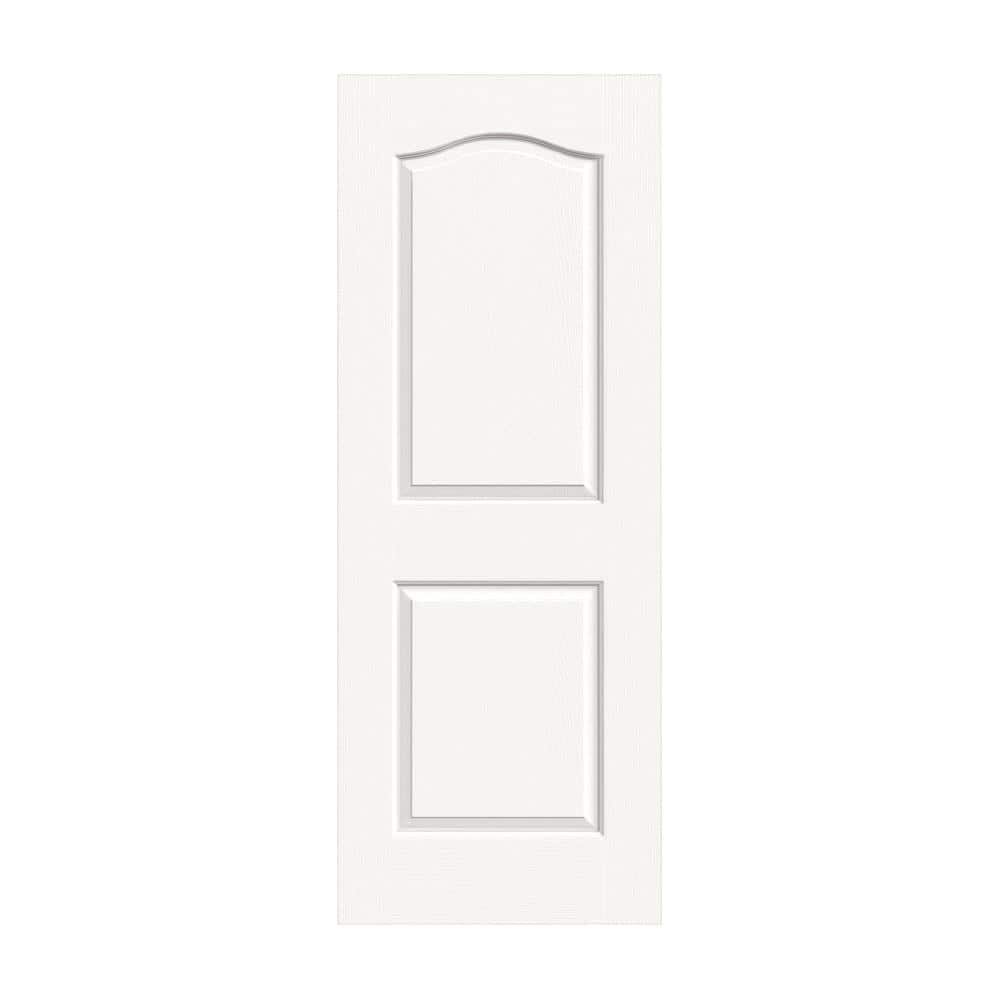 JELDWEN 30 in. x 80 in. Princeton White Painted Smooth Molded Composite MDF Interior Door Slab