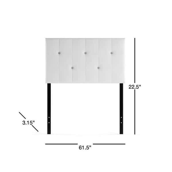 Baxton Studio Dalini White Queen Headboard 28862 5362 HD The