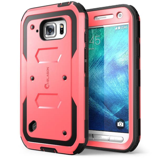 Unbranded i-Blason Galaxy S6 Active Armorbox Series Full Body Case with Screen Protector, Pink