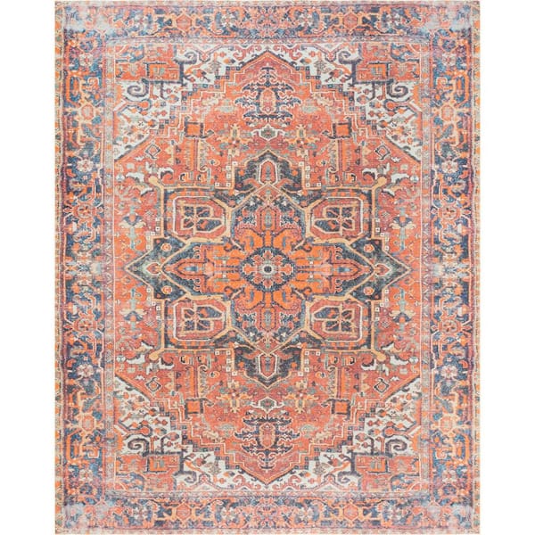 Estate Red 5 ft. x 7 ft. Oriental Indoor Area Rug