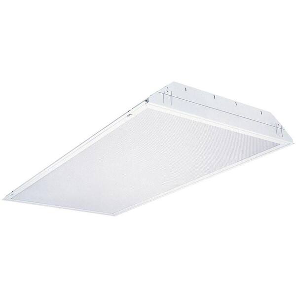 Lithonia Lighting 4-Light White Fluorescent Troffer 28-Pallet