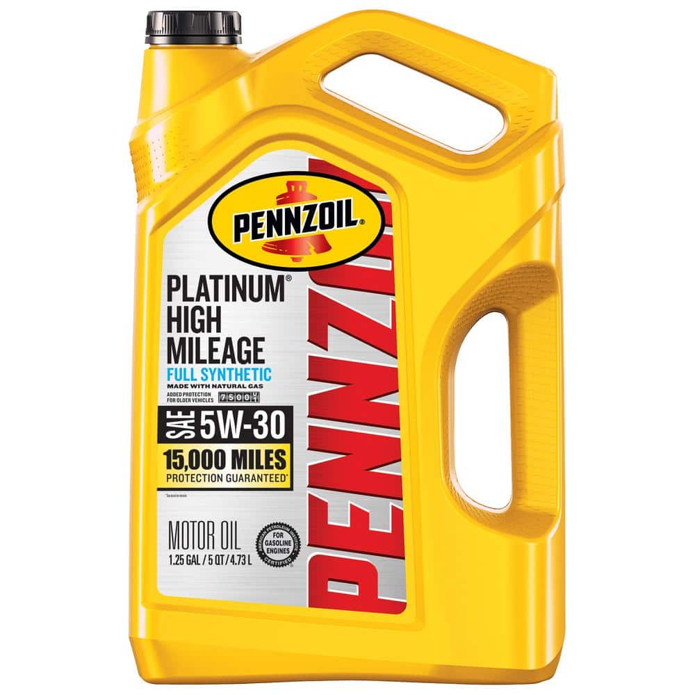 Platinum High Mileage SAE 5W-30 Full Synthetic Motor Oil 5 Qt. price history on PriceWatchPro