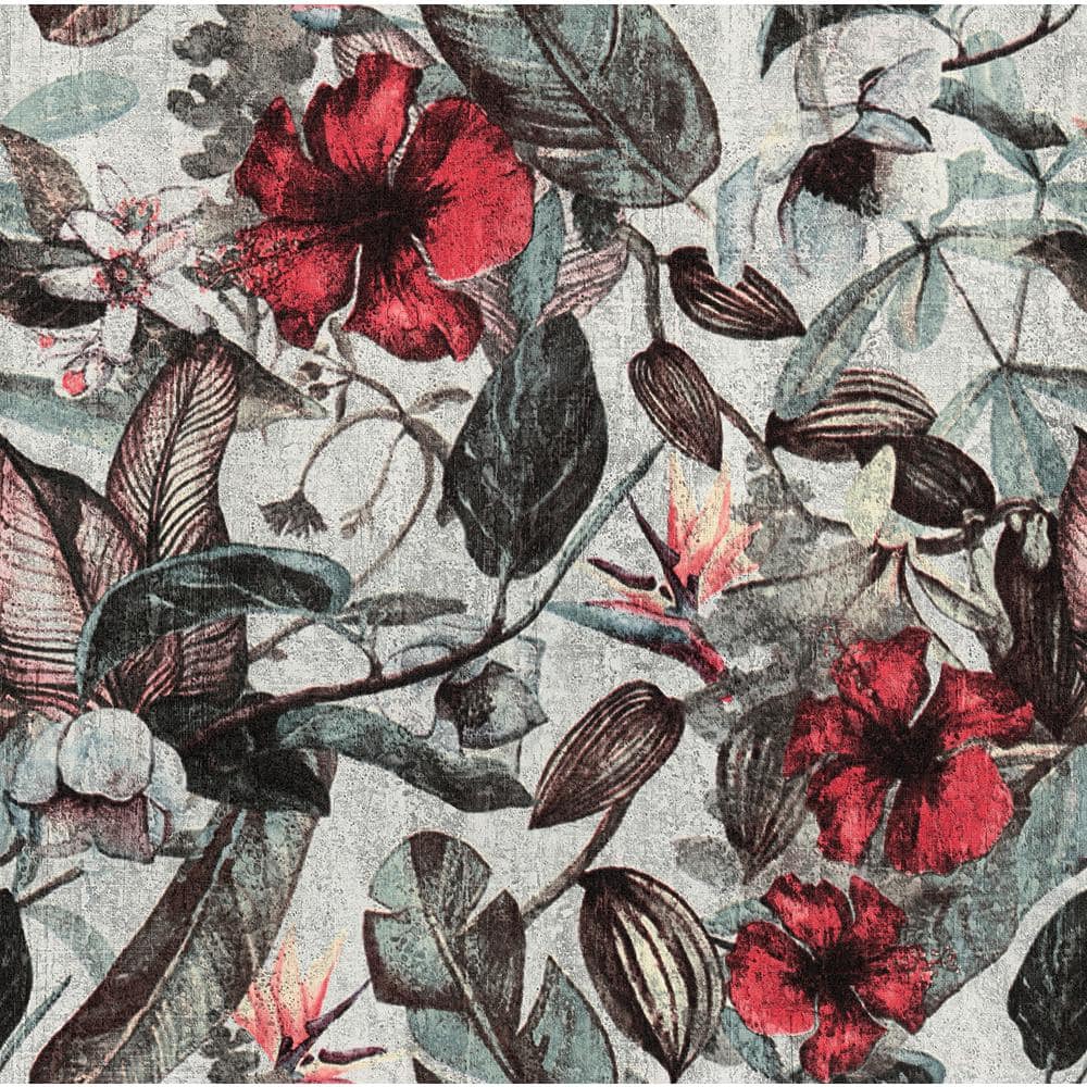 BoTanical Green Vinyl Peelable Roll (Covers 57.8 sq. ft.)