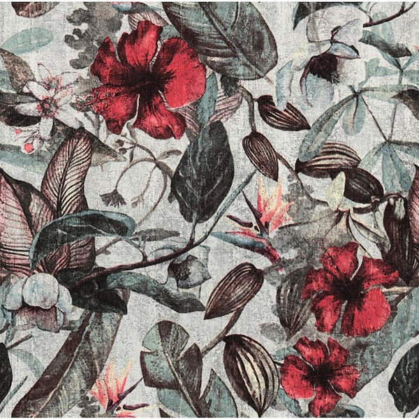 Advantage Botanical Green Wallpaper Sample