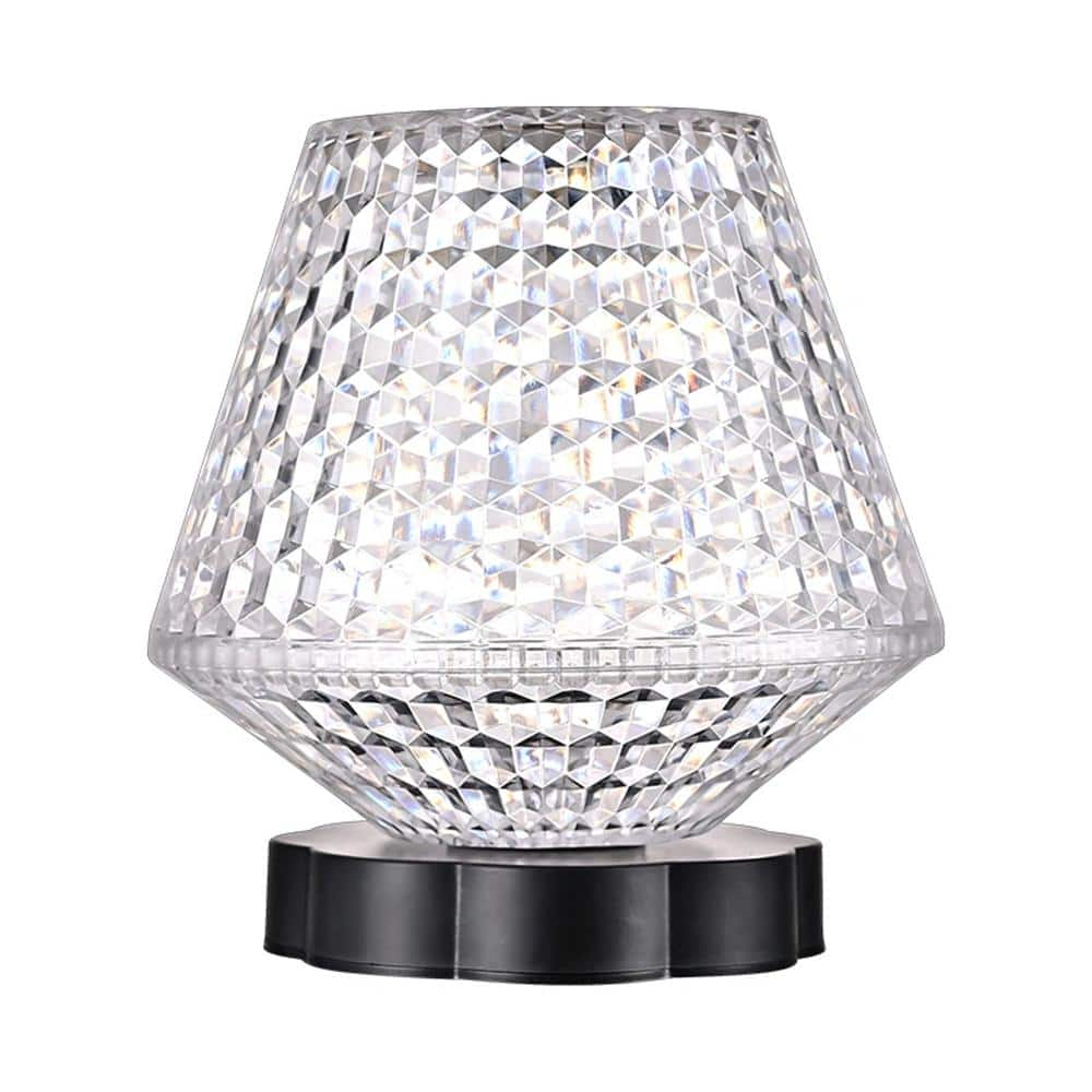 Etokfoks Romantic Diamond Crystal Dimming LED Night Light with USB ...