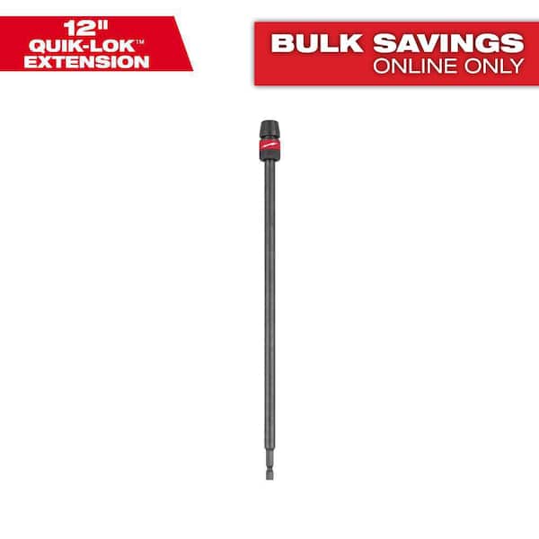 Milwaukee SHOCKWAVE Impact Duty 12 in. 1/4 in. Hex Quick Change Extension