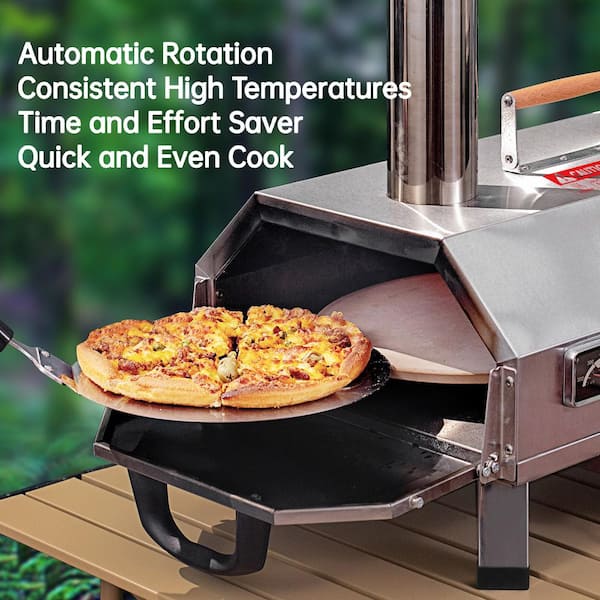 Teamson Kids Wood Fired Outdoor Pizza Oven Portable Patio Ovens