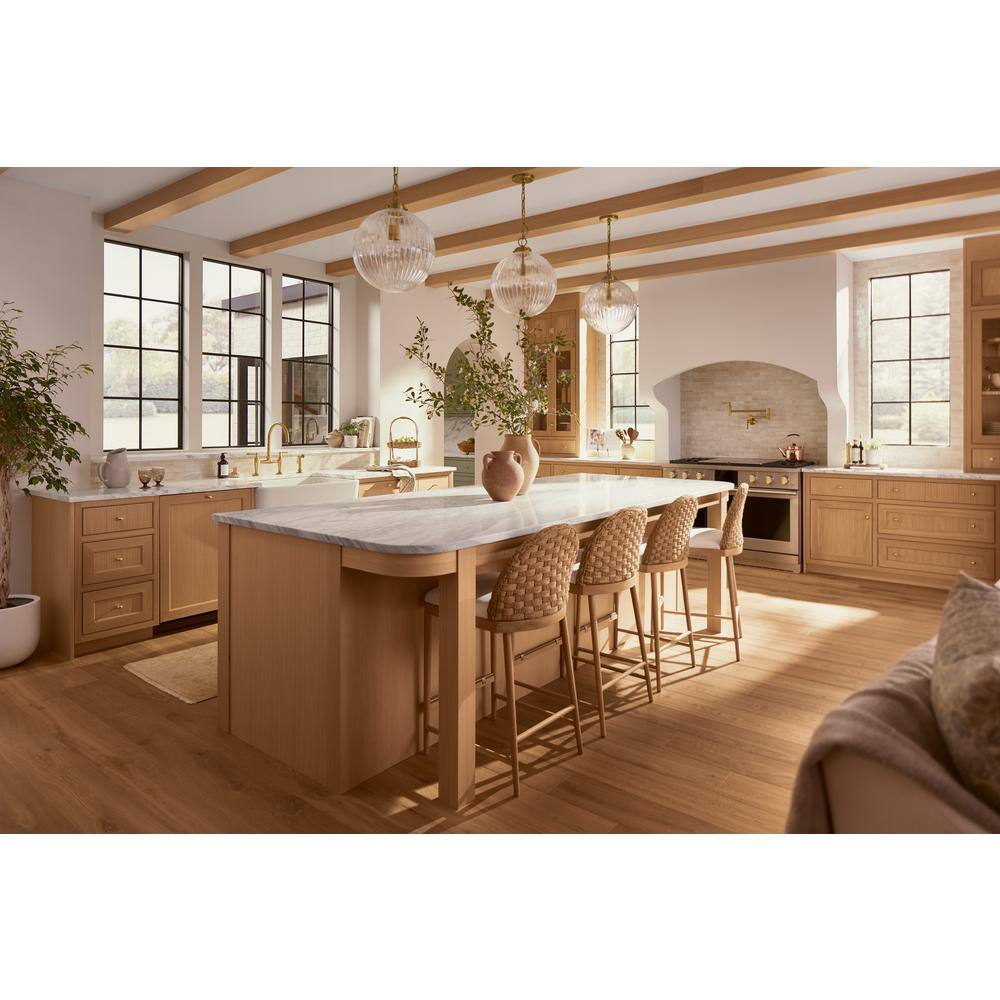 Embra Brushed Nickel 14" Glass Pendant Light