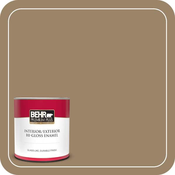 BEHR PREMIUM PLUS 1 qt. #PPU7-04 Collectible Hi-Gloss Enamel Interior/Exterior Paint & Primer
