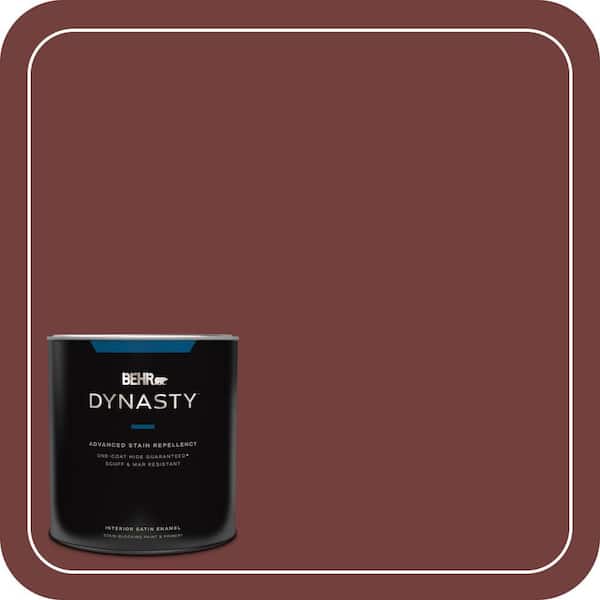 BEHR DYNASTY 1 qt. #BXC-18 Poisonberry Satin Enamel Interior Stain-Blocking Paint and Primer
