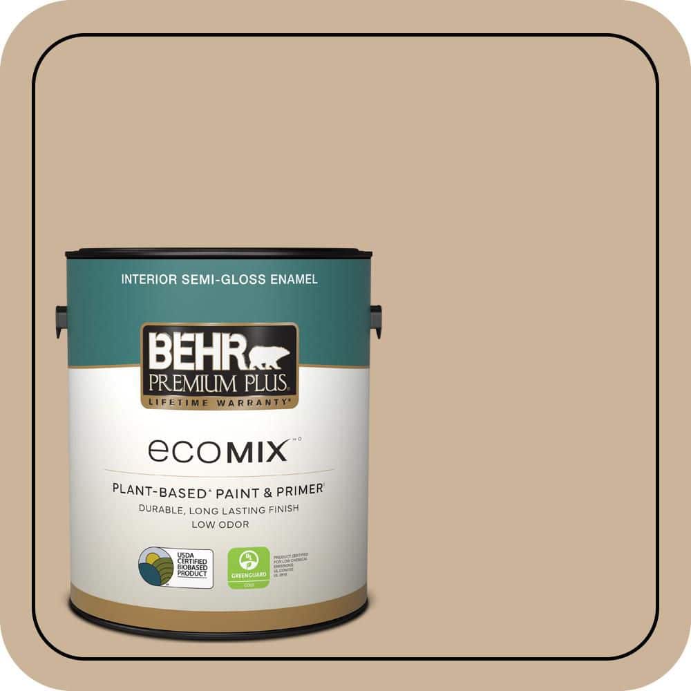 1 gal. #T17-03 Sepia Filter Semi-Gloss Enamel EcoMix Plant-Based Interior Paint & Primer product image for price tracking