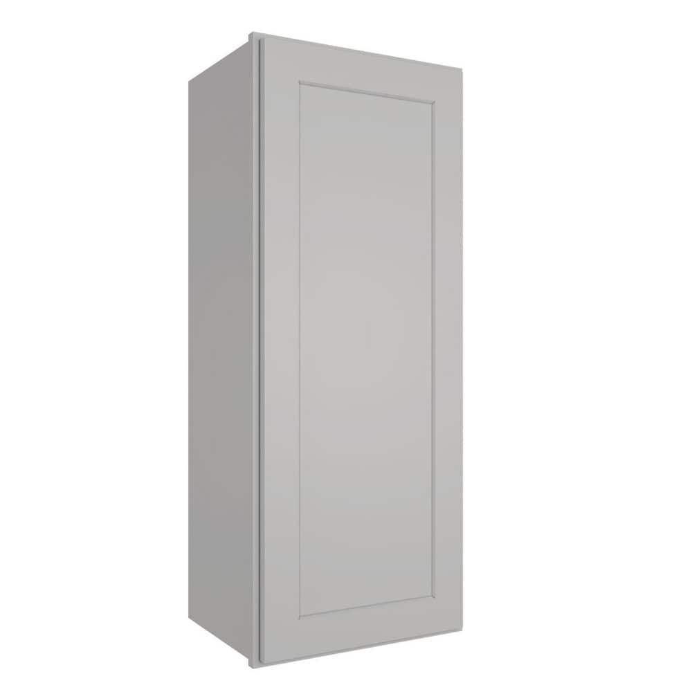15 in. W x 12 in. D x 42 in. H in Shaker Dove Plywood Ready to Assemble Wall Cabinet 1-Door 3-Shelves Kitchen Cabinet price history on PriceWatchPro