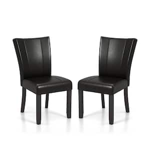 Thunderbird Black and Dark Gray Side Chairs (Set of 2)