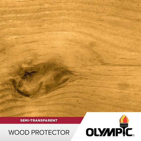 Olympic Wood Protector 1 gal. Natural Semi-Transparent Exterior Stain plus Sealer in One