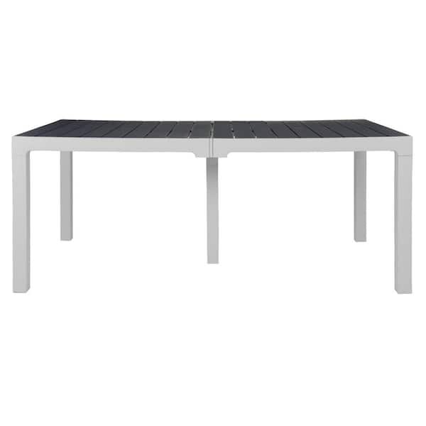 MQ 8-Seat Dining Table - Gray / Slate