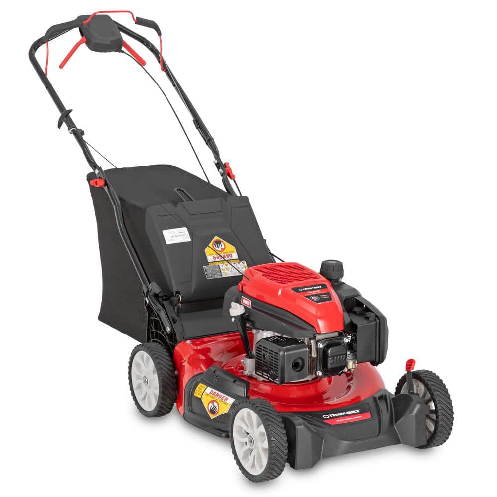 Troy-Bilt 21 in. 163cc OHV Engine Rear-Wheel Drive 3-in-1 Gas Walk Behind Lawn Mower with Tri-Action Cutting System TB310