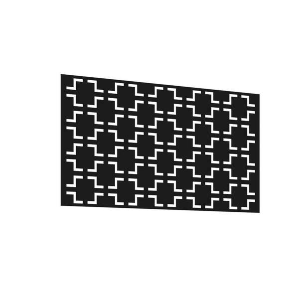 Dovelina 47 in. Stainless Steel Privacy Screen Garden Fence