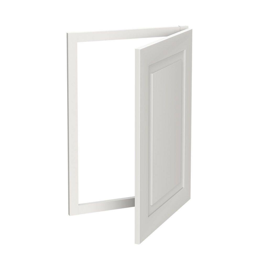 Grayson 17 in. W x 1.5 in. D x 34.5 in. H Plywood Corner Sink Front Angle i