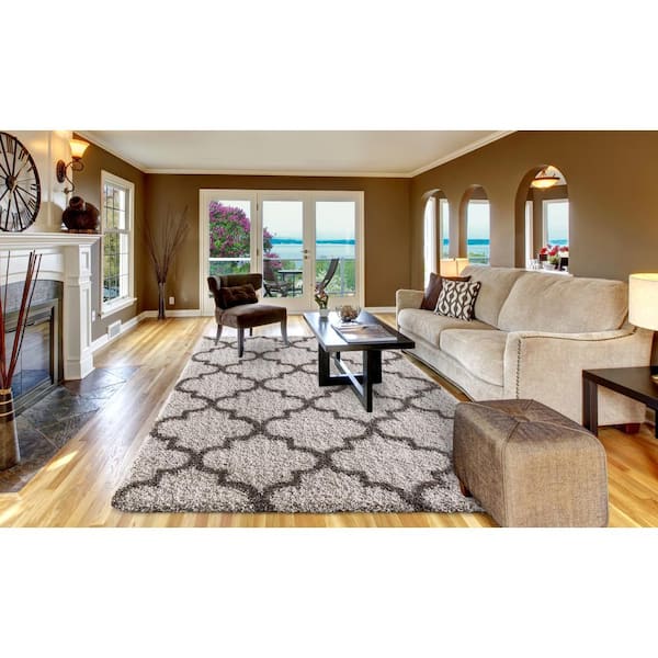 Ocean Shag Marrakech Beige 8 ft. x 10 ft. Area Rug