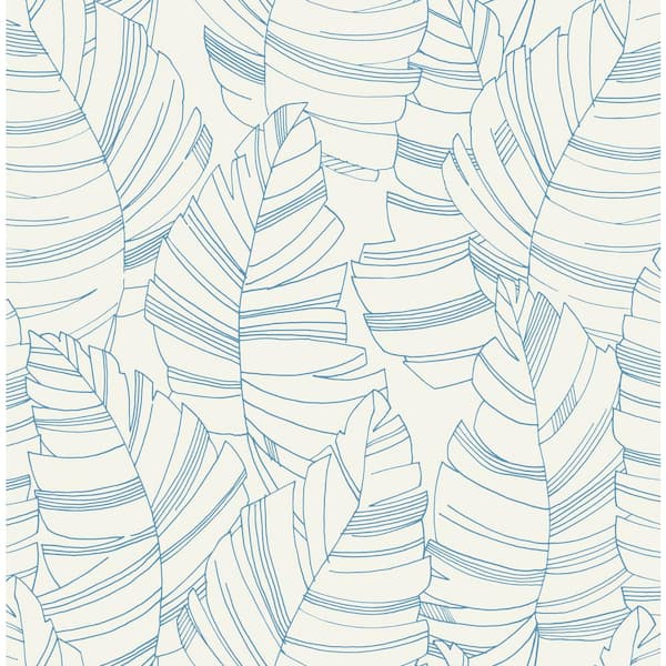 Seabrook Designs Jungle Leaves Paper Strippable Roll (Covers 56 sq. ft.)
