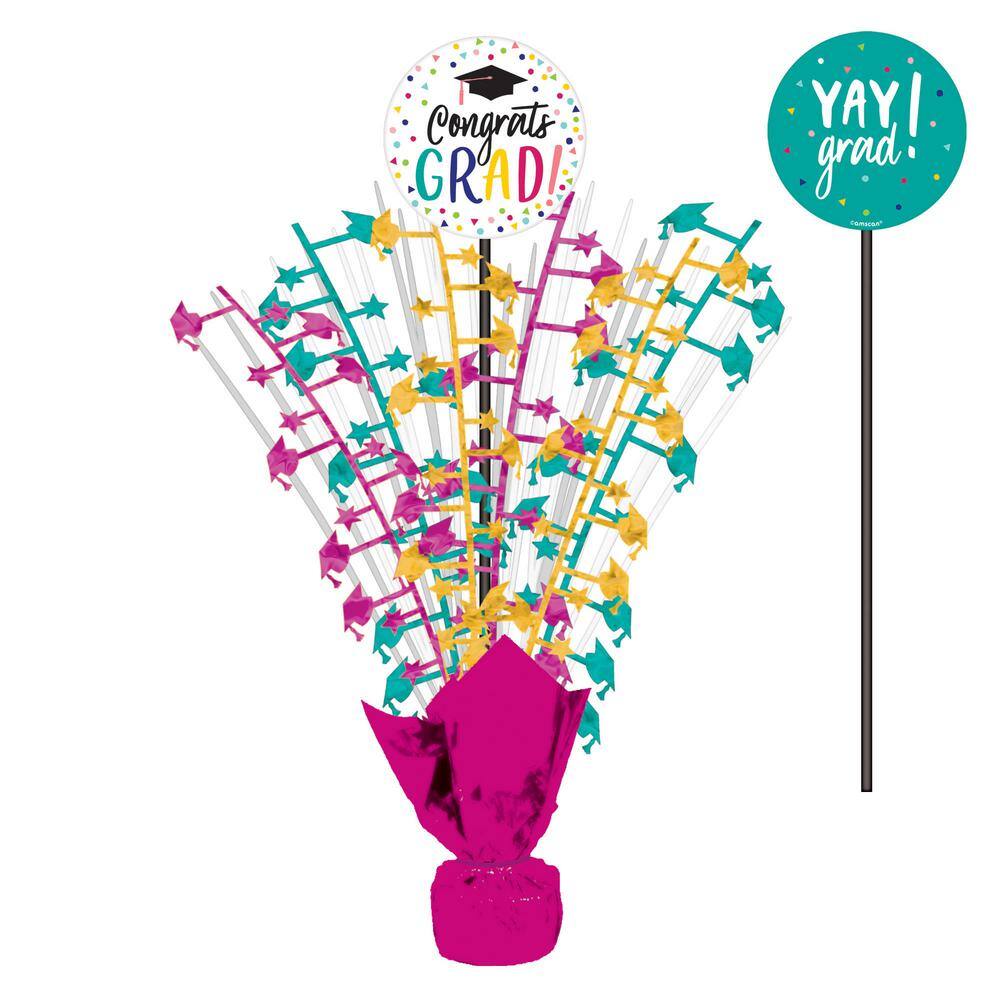 UPC 192937025673 product image for 18 in. Yay Graduation Spray Centerpiece (3-Pack) | upcitemdb.com