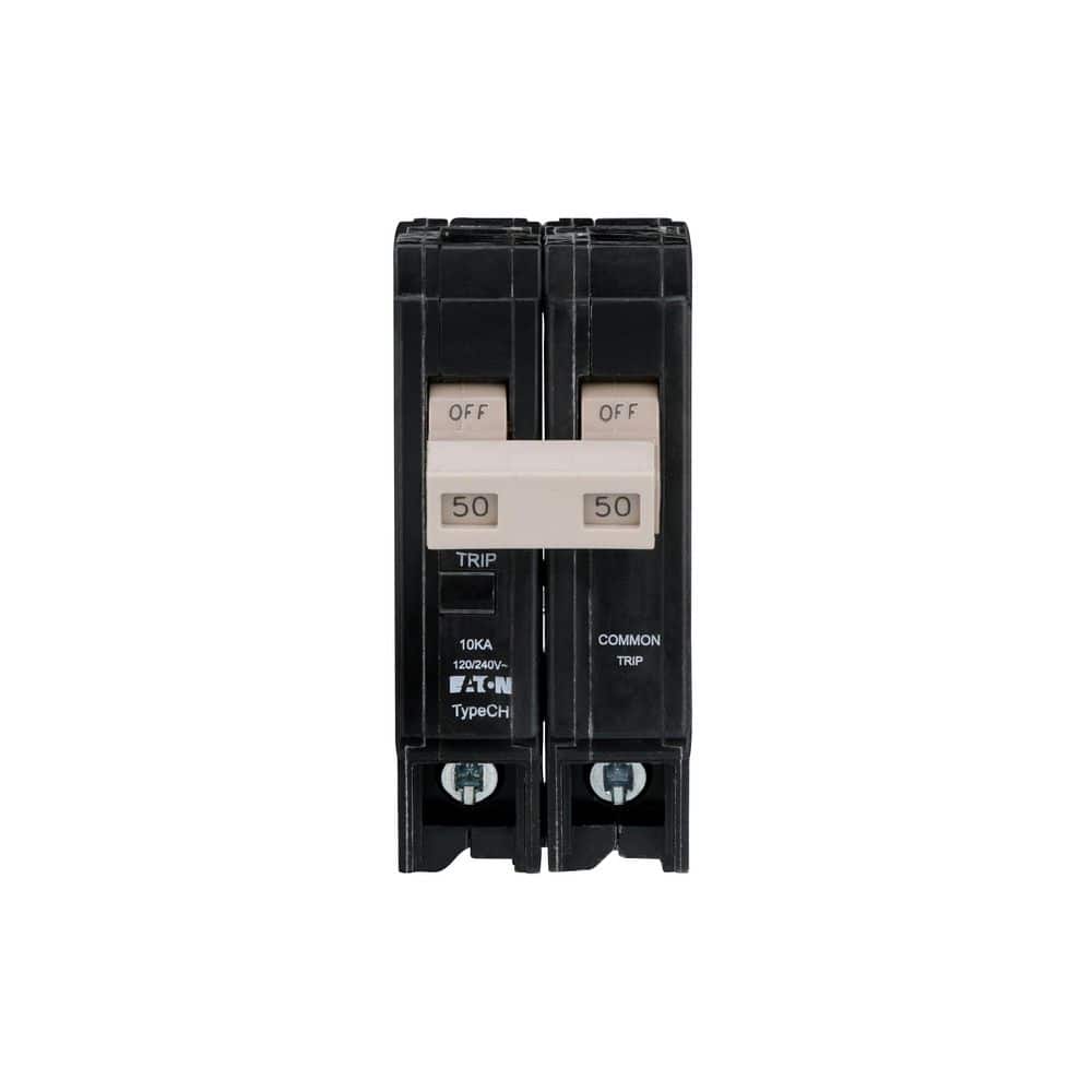 Eaton CH 50 Amp 240 Volts 2-Pole Circuit Breaker with Trip Flag