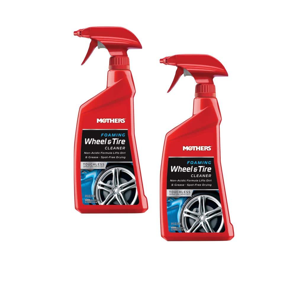 MOTHERS 24 oz. Foaming Wheel and Tire Cleaner Spray (2Pack) 59242