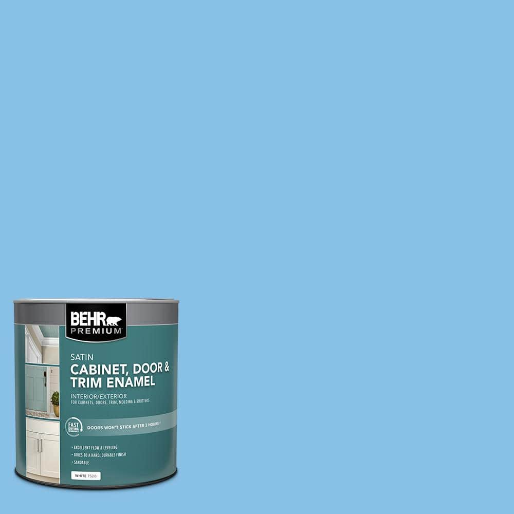 BEHR PREMIUM 1 qt. #P510-3 Rhodes Satin Enamel Interior/Exterior ...