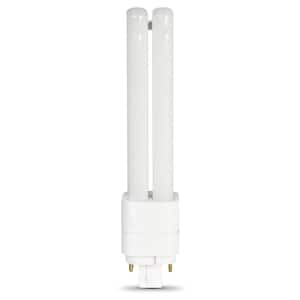 26-Watt Equivalent PL QuadTube CFLNI 4-Pin Plugin G24Q-3 Base CFL Replacement LED Light Bulb, Cool White 4100K (1-Bulb)