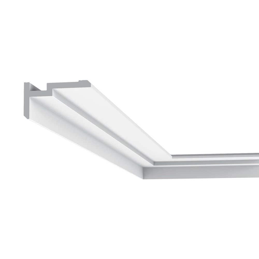 Primed White Polystyrene Crown Moulding Set of 12