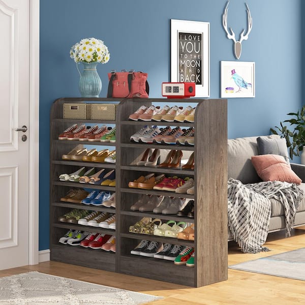 Shoe Storage, Entryway Organizer, Shoe Rack, Wooden Shelves, Storage  Cabinet, Hexagonica Furniture 