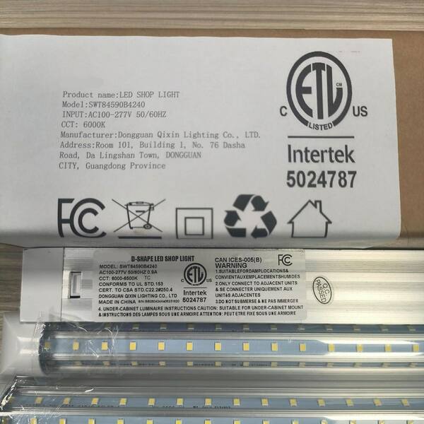 phyfalip 8ft 90W LED T8 Tube Light, 6000K Cool White, 300° D