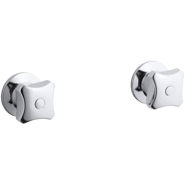 KOHLER Triton 2-Handle Shower Trim Kit in Polished Chrome (Valve Not Included)