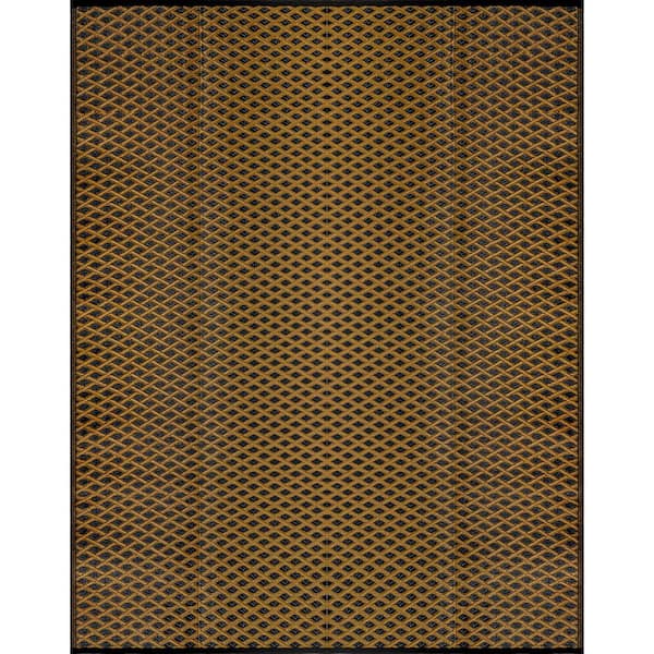 Area Rug Gold Diamond Pattern Beverly Rug Gold 9 ft. x 12 ft. Jewel Diamond Geometric Washable ...