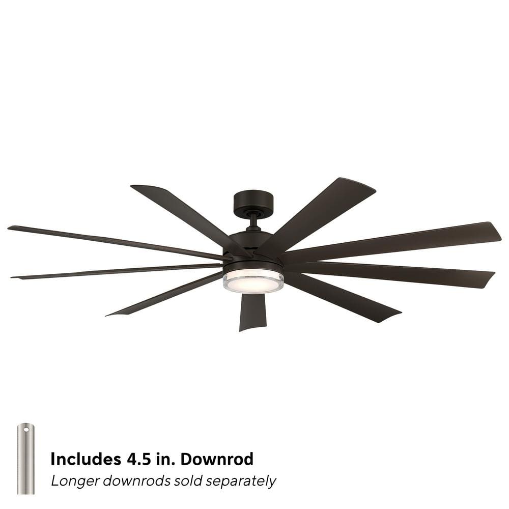 Wynd XL Bronze 72" Smart Ceiling Fan with LED Light and Remote