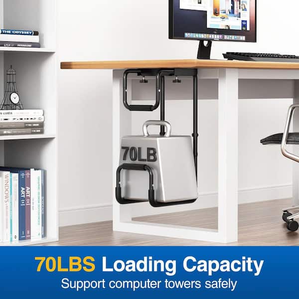 Yichuhaoxi Heavy Duty Adjustable Under Desk PC Mount-2