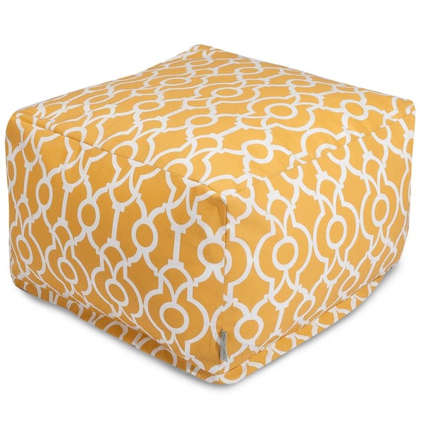 Majestic Home Goods Citrus Athens Indoor/Outdoor Ottoman Cushion