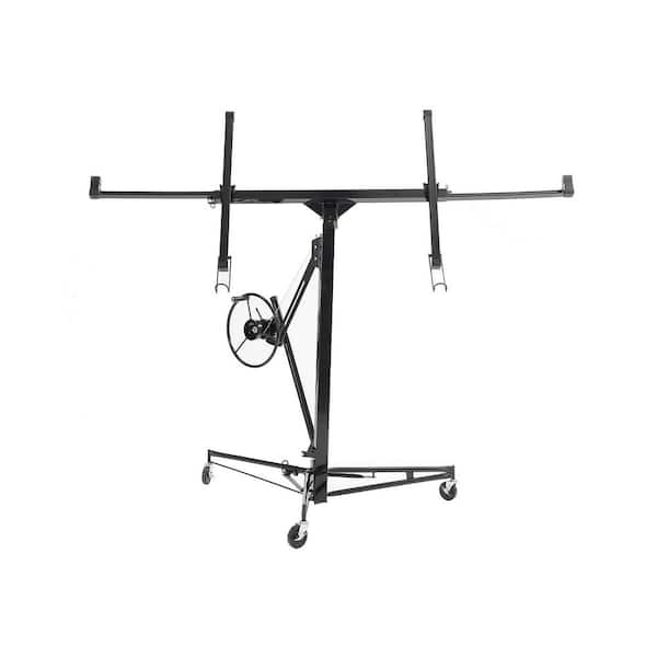 maocao hoom 11 ft. Drywall Lift Panel, Drywall Panel Hoist Jack Lifter, Black