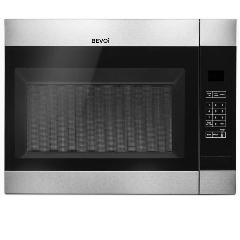 &quot;Bevoi 30&quot;&quot; Over The Range Microwave in Stainless Steel, Silver&quot;