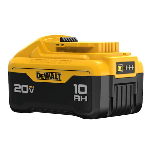 DEWALT 20V MAX 10Ah Lithium Ion Battery Pack DCB210 OPE The Home Depot